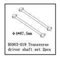 BS903-019 Drive shaft set (4*87.5mm) 2PCS